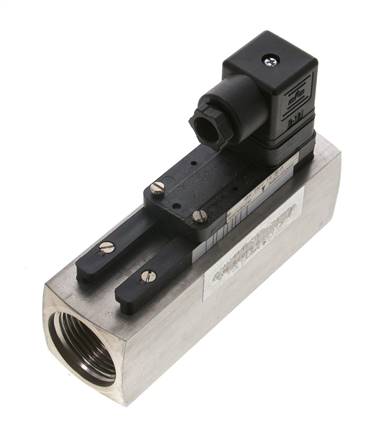 Interruptor de caudal de área variable para aceite 30-90 l/min 300 bar G1'' de acero inoxidable
