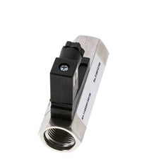 Interruptor de caudal de área variable para agua 0.4-1.8 l/min 350 bar G1/2'' de acero inoxidable