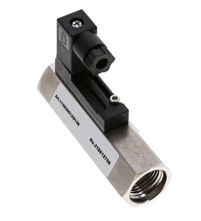 Interruptor de caudal de área variable para agua 0.4-1.8 l/min 350 bar G1/2'' de acero inoxidable