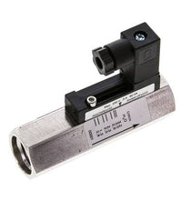 Interruptor de caudal de área variable para agua 0.8-3.2 l/min 350 bar G1/2'' de acero inoxidable