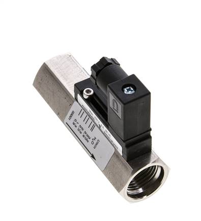 Interruptor de caudal de área variable para agua 0.8-3.2 l/min 350 bar G1/2'' de acero inoxidable
