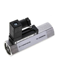 Interruptor de caudal de área variable para agua 2-7 l/min 350 bar G1/2'' de acero inoxidable