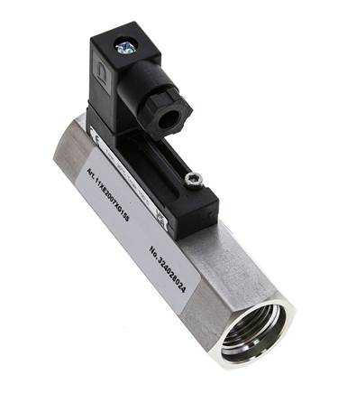 Interruptor de caudal de área variable para agua 2-7 l/min 350 bar G1/2'' de acero inoxidable