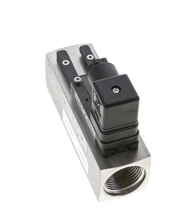 Interruptor de caudal de área variable para agua 10-30 l/min 300 bar G1'' de acero inoxidable