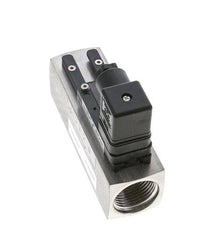 Interruptor de caudal de área variable para agua 10-30 l/min 300 bar G1'' de acero inoxidable