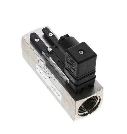 Interruptor de caudal de área variable para agua 15-45 l/min 300 bar G1'' de acero inoxidable