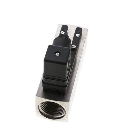 Interruptor de caudal de área variable para agua 15-45 l/min 300 bar G1'' de acero inoxidable