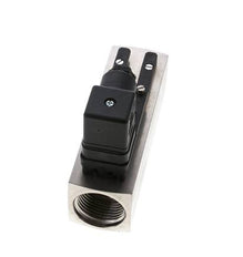 Interruptor de caudal de área variable para agua 15-45 l/min 300 bar G1'' de acero inoxidable