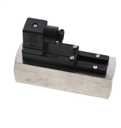 Interruptor de caudal de área variable para agua 15-45 l/min 300 bar G1'' de acero inoxidable