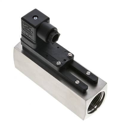 Interruptor de caudal de área variable para agua 30-90 l/min 300 bar G1'' de acero inoxidable