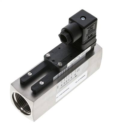 Interruptor de caudal de área variable para agua 30-90 l/min 300 bar G1'' de acero inoxidable