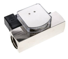 Caudalímetro e interruptor de caudal de área variable para aceite 0.1-0.8 l/min G1'' de latón
