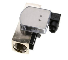 Caudalímetro e interruptor de caudal de área variable para aceite 0.5-1.5 l/min G1'' de latón