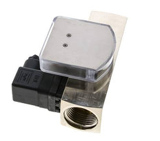 Caudalímetro e interruptor de caudal de área variable para aceite 0.5-1.5 l/min G1'' de latón