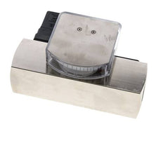 Caudalímetro e interruptor de caudal de área variable para aceite 1-4 l/min G1'' de latón