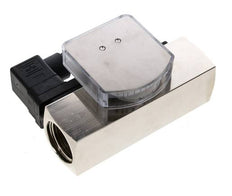 Caudalímetro e interruptor de caudal de área variable para aceite 2-8 l/min G1'' de latón