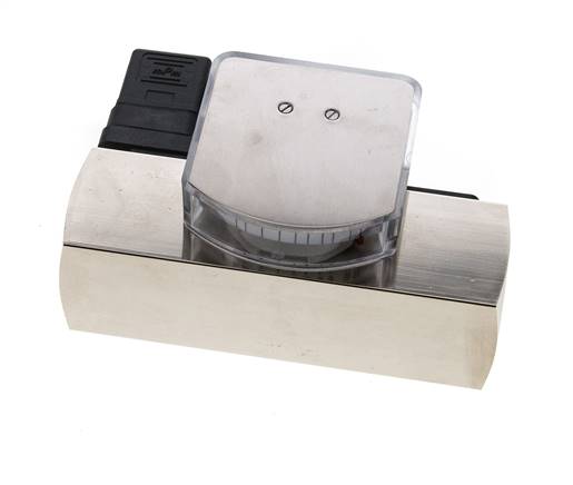 Caudalímetro e interruptor de caudal de área variable para aceite 2-8 l/min G1'' de latón