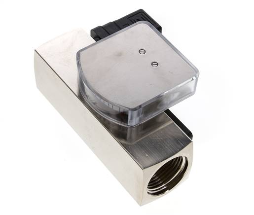 Caudalímetro e interruptor de caudal de área variable para aceite 2-8 l/min G1'' de latón