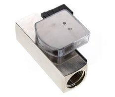 Caudalímetro e interruptor de caudal de área variable para aceite 2-8 l/min G1'' de latón