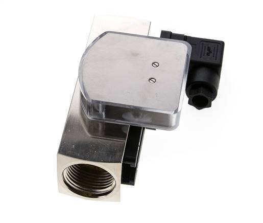 Caudalímetro e interruptor de caudal de área variable para aceite 2-8 l/min G1'' de latón