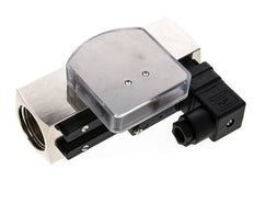 Caudalímetro e interruptor de caudal de área variable para aceite 2-8 l/min G1'' de latón