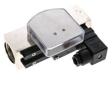Caudalímetro e interruptor de caudal de área variable para aceite 3-10 l/min G1'' de latón