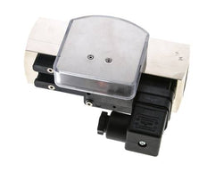 Caudalímetro e interruptor de caudal de área variable para aceite 3-10 l/min G1'' de latón