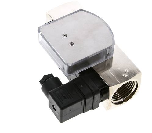 Caudalímetro e interruptor de caudal de área variable para aceite 3-10 l/min G1'' de latón