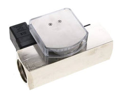 Caudalímetro e interruptor de caudal de área variable para aceite 5-15 l/min G1'' de latón