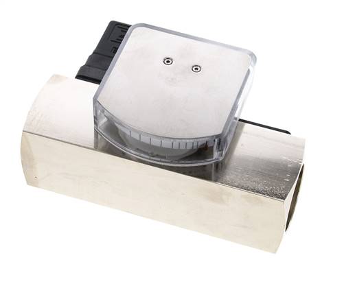 Caudalímetro e interruptor de caudal de área variable para aceite 5-15 l/min G1'' de latón