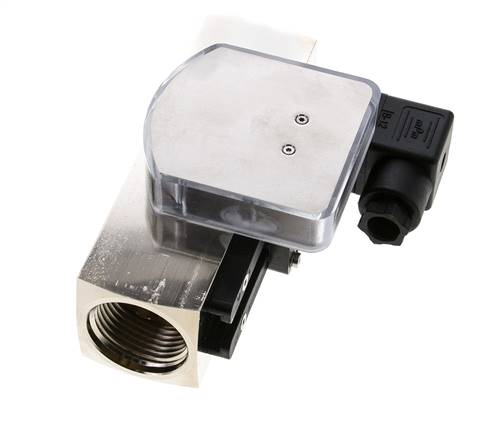 Caudalímetro e interruptor de caudal de área variable para aceite 5-15 l/min G1'' de latón
