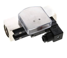 Caudalímetro e interruptor de caudal de área variable para aceite 5-15 l/min G1'' de latón