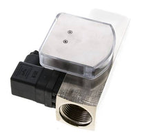 Caudalímetro e interruptor de caudal de área variable para aceite 5-15 l/min G1'' de latón