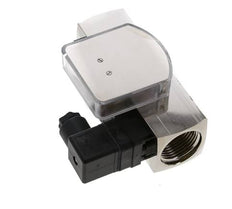 Caudalímetro e interruptor de caudal de área variable para aceite 8-24 l/min G1'' de latón
