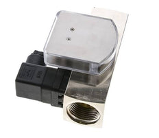 Caudalímetro e interruptor de caudal de área variable para aceite 10-30 l/min G1'' de latón