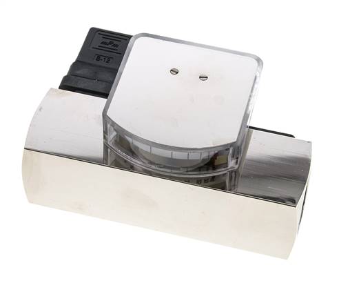 Caudalímetro e interruptor de caudal de área variable para aceite 15-45 l/min G1'' de latón