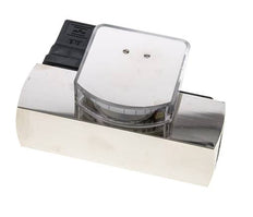 Caudalímetro e interruptor de caudal de área variable para aceite 15-45 l/min G1'' de latón