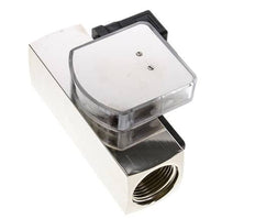 Caudalímetro e interruptor de caudal de área variable para aceite 15-45 l/min G1'' de latón