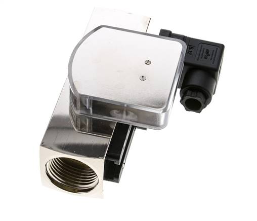 Caudalímetro e interruptor de caudal de área variable para aceite 15-45 l/min G1'' de latón