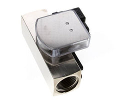 Caudalímetro e interruptor de caudal de área variable para aceite 20-60 l/min G1'' de latón