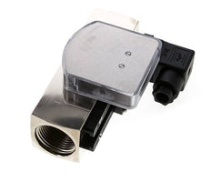 Caudalímetro e interruptor de caudal de área variable para aceite 20-60 l/min G1'' de latón