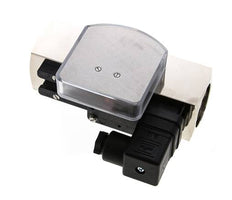 Caudalímetro e interruptor de caudal de área variable para aceite 20-60 l/min G1'' de latón