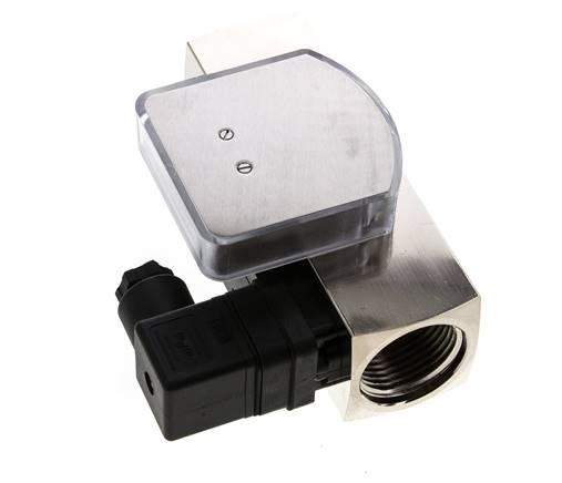 Caudalímetro e interruptor de caudal de área variable para aceite 20-60 l/min G1'' de latón