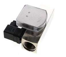 Caudalímetro e interruptor de caudal de área variable para aceite 20-60 l/min G1'' de latón