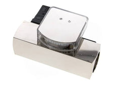Caudalímetro e interruptor de caudal de área variable para aceite 30-90 l/min G1'' de latón