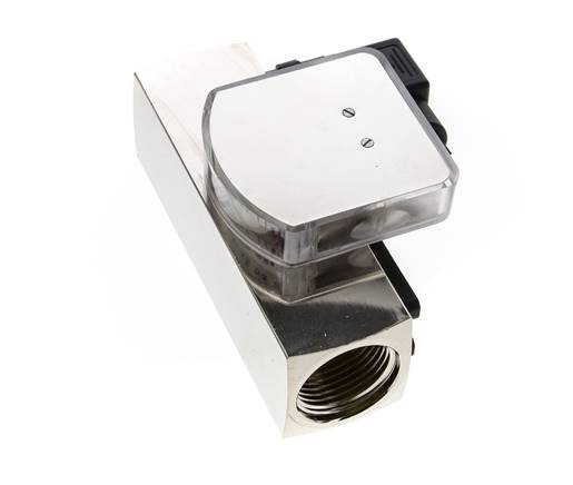 Caudalímetro e interruptor de caudal de área variable para aceite 30-90 l/min G1'' de latón