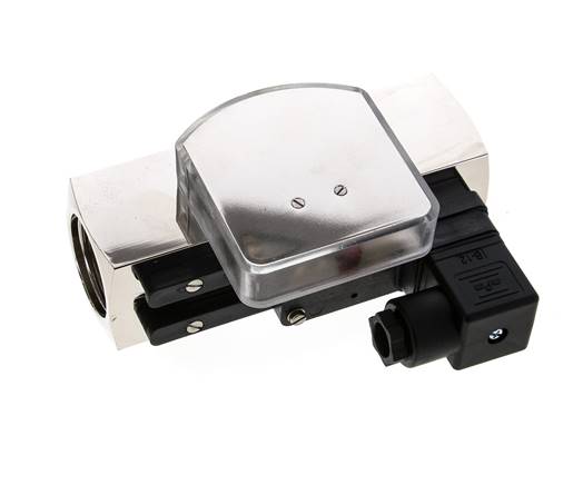 Caudalímetro e interruptor de caudal de área variable para aceite 30-90 l/min G1'' de latón