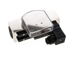 Caudalímetro e interruptor de caudal de área variable para aceite 30-90 l/min G1'' de latón