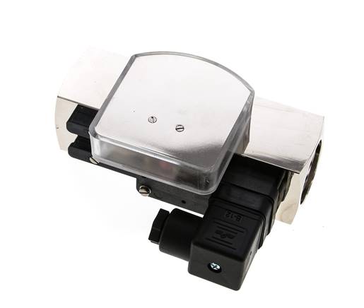 Caudalímetro e interruptor de caudal de área variable para aceite 30-90 l/min G1'' de latón