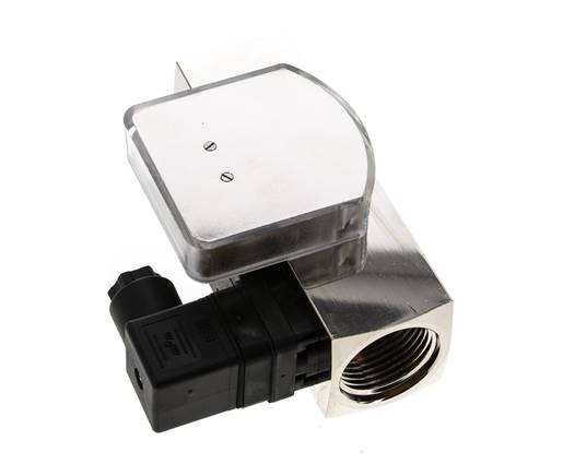 Caudalímetro e interruptor de caudal de área variable para aceite 30-90 l/min G1'' de latón